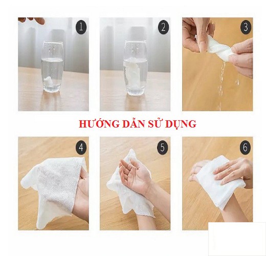 Combo 20 viên khăn nén du lịch Grofa