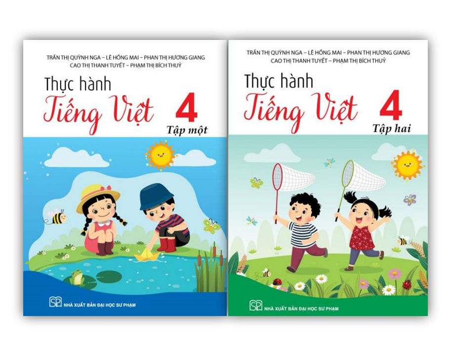 Sách - Combo Thực hành tiếng việt 4 - tập 1 + 2