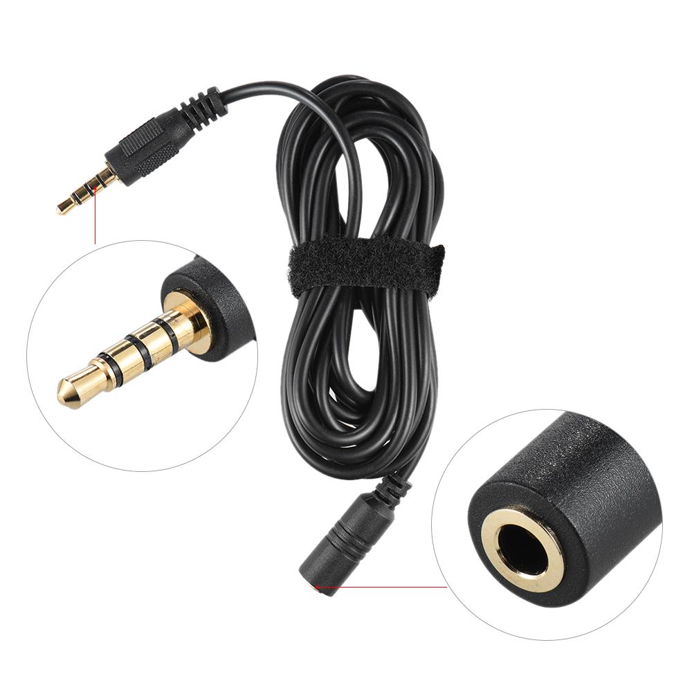 Cáp mở rộng 2m cho điện thoại thông minh di động có Micro 3,5mm