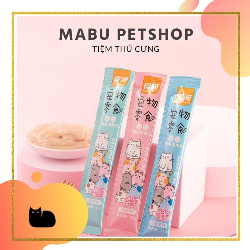 Thức ăn cho mèo thanh súp thưởng bổ sung dinh dưỡng 15gr 3 vị SHIZUKA chất lượng giá rẻ