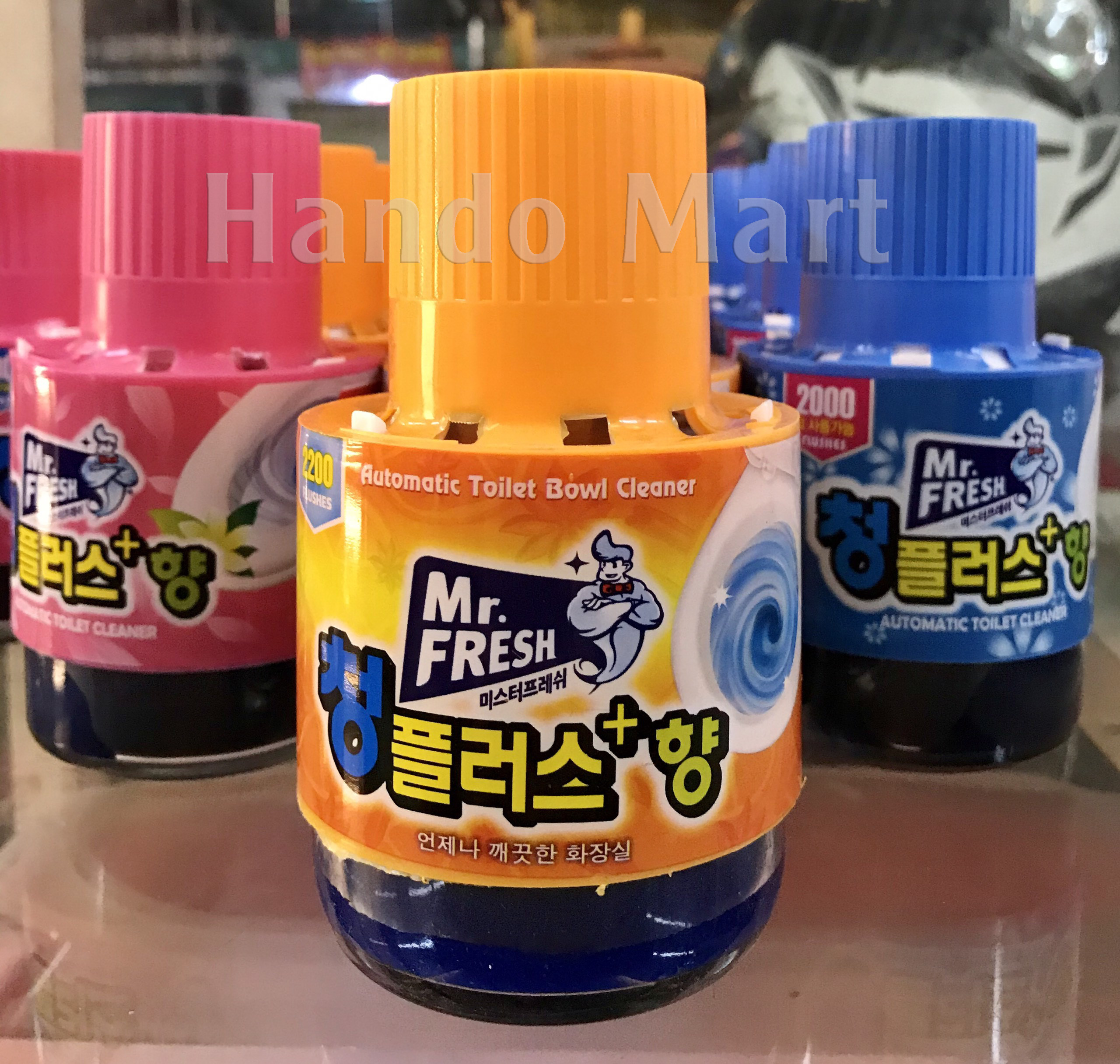 Cốc thả bồn cầu tẩy xanh toilet Mr.Fresh 180g hương Cam Quế