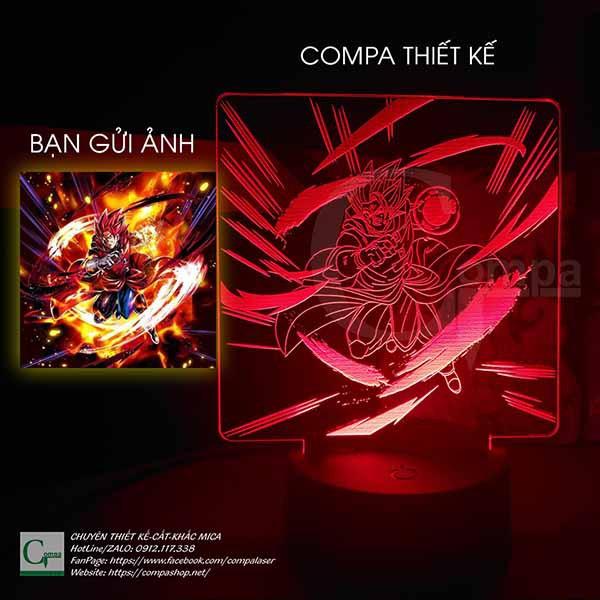 Đèn Ngủ Dragonball Goku God Type 04