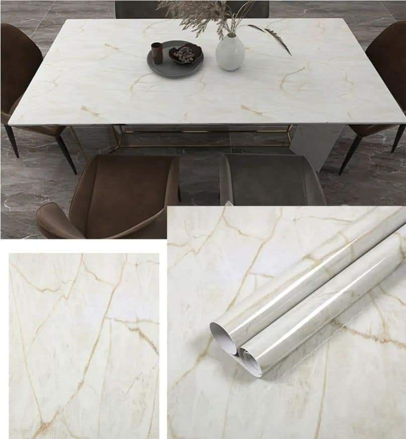 Decal Dán Bếp Sẵn Keo Khổ 60cm x 200cm Chống Thấm Dầu, Thấm Nước Cách Nhiệt, Nhiều Hoa Văn Mẫu Xinh Xắn - Giao Màu, Mẫu Ngẫu Nhiên