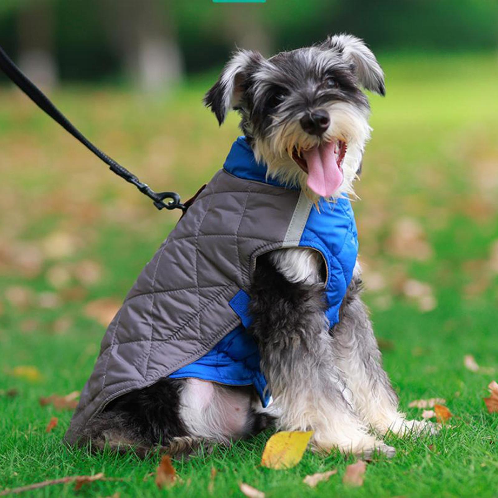 Warm Dog Clothes Dog Vest for Pet Supplies Autumn Cold Weather