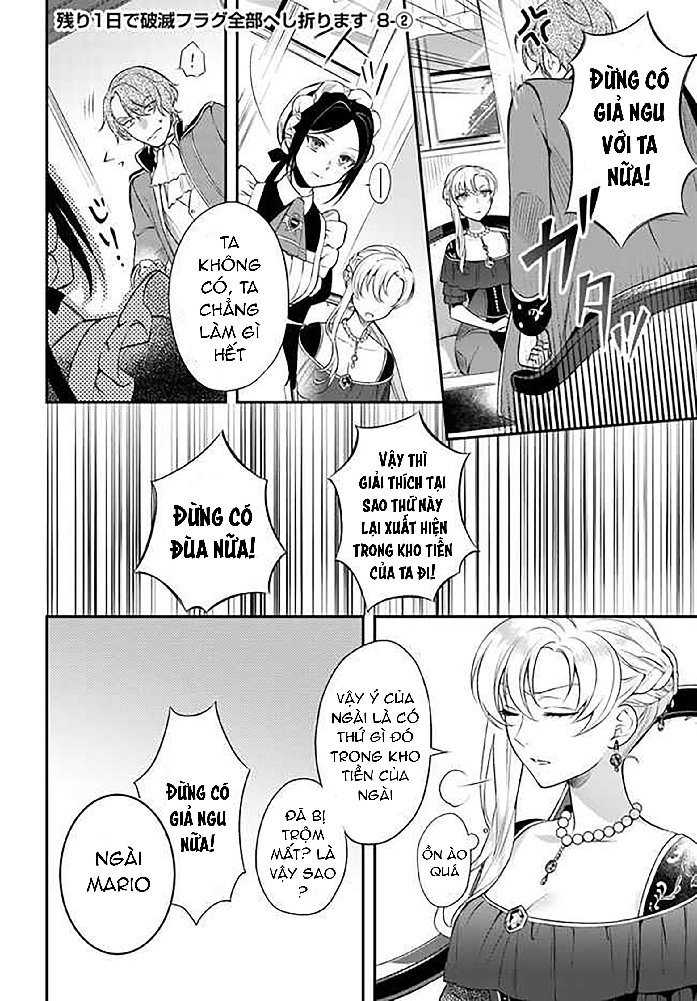 với một ngày còn lại, ta sẽ phá nát các lá lá cờ hủy diệt chapter 8.1 8