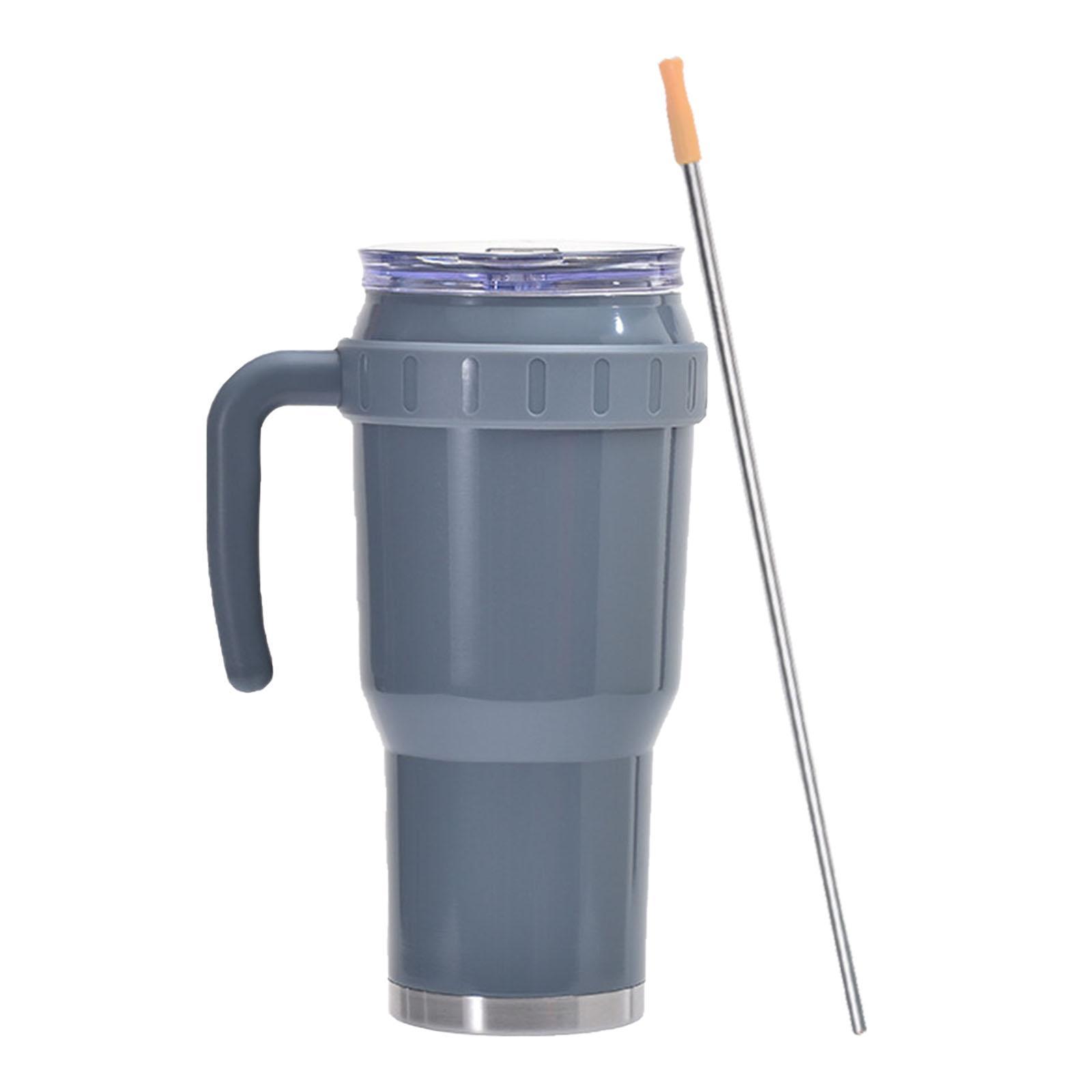 40oz Tumbler with Handle Outdoor Portable Leakproof Fit in Car