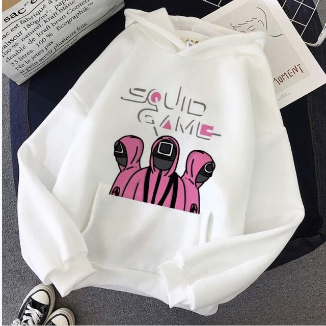 Áo Squid Game Trò Chơi Con Mực - Áo Hoodie Squid Game Form Dáng Rộng Nam Nữ