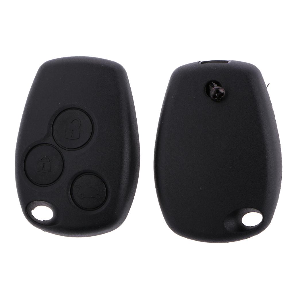 3-button Remote Key Case Fob Shell Housing Replace for Key