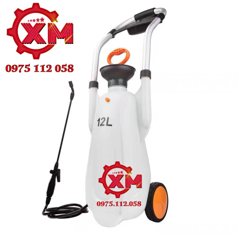 Bồn rửa mắt khẩn cấp 12 lít loại bánh xe kéo-đẩy