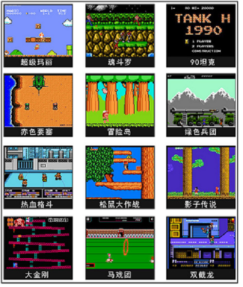 Máy chơi game điện tử 4 nút 620 trò chơi