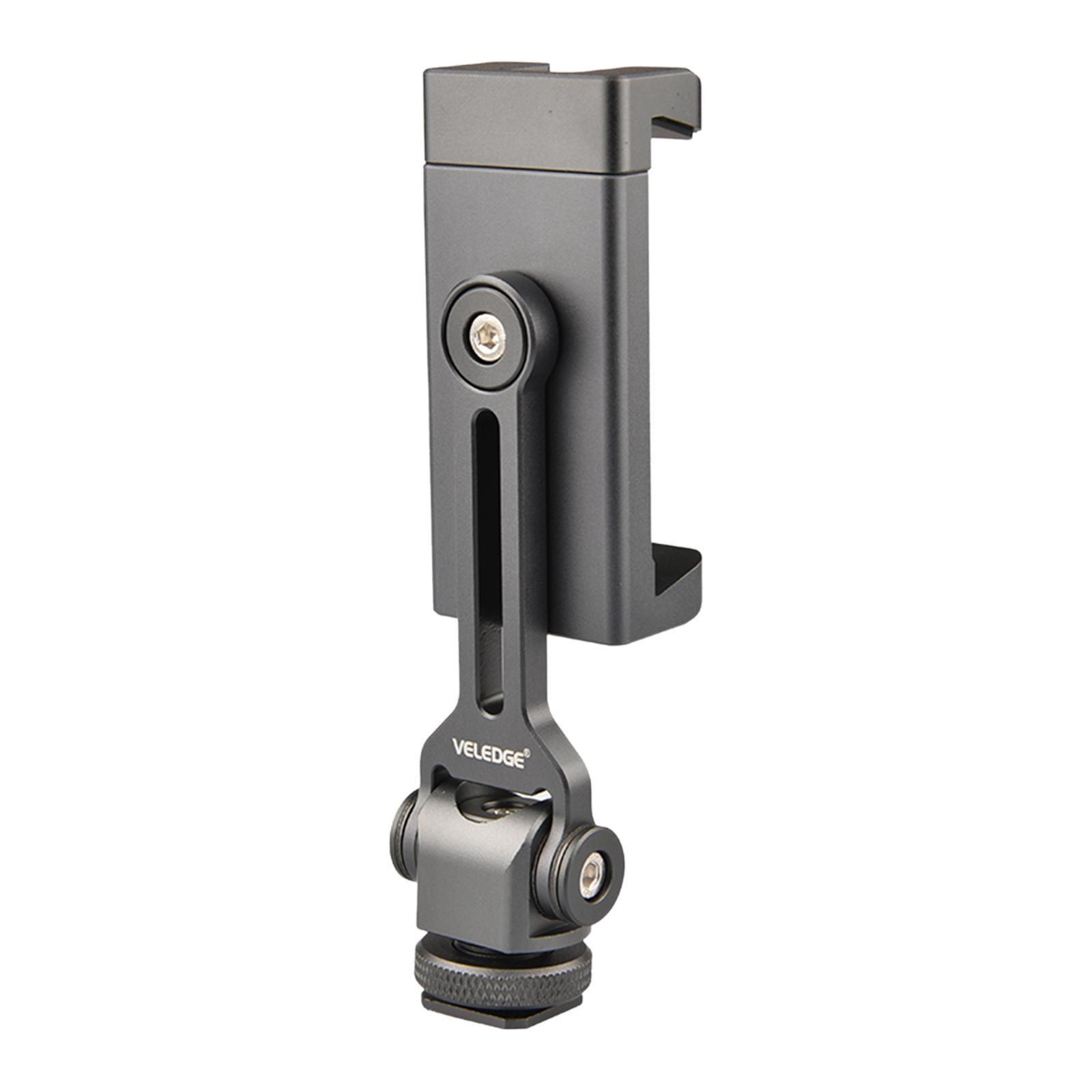 Phone Tripod Mount Adapter W Cold Shoe Mount Flexible Wide Compatibility High Performance