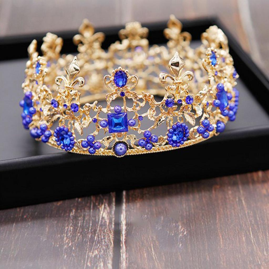 Wedding Rhinestones Tiara Queen Princess Crown Bridal Hairpieces Hairdress
