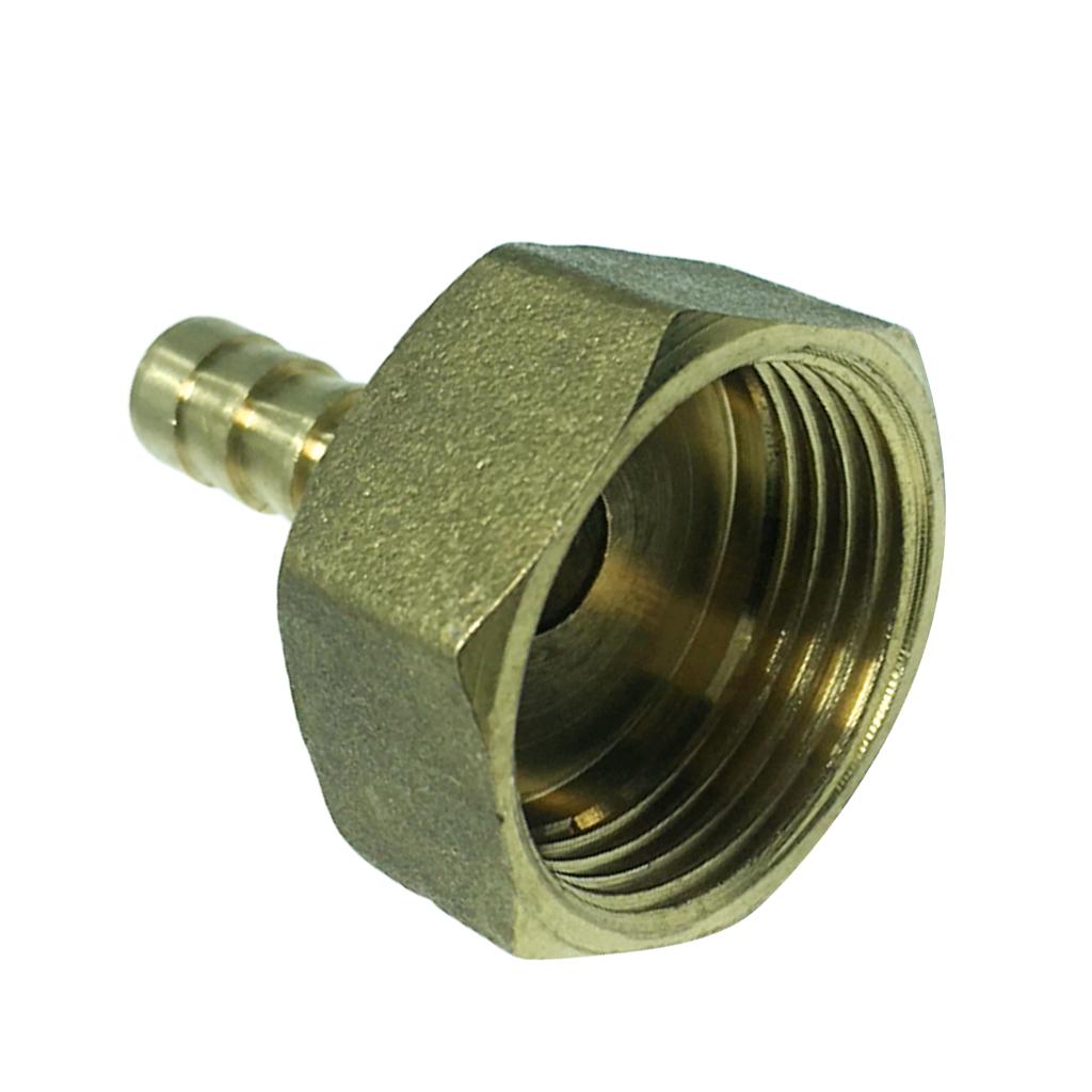 Brass Pipe Fitting Coupler Connector - Hose Adapter  DN20 8-25mm Dia- Solid, 7 Sizes