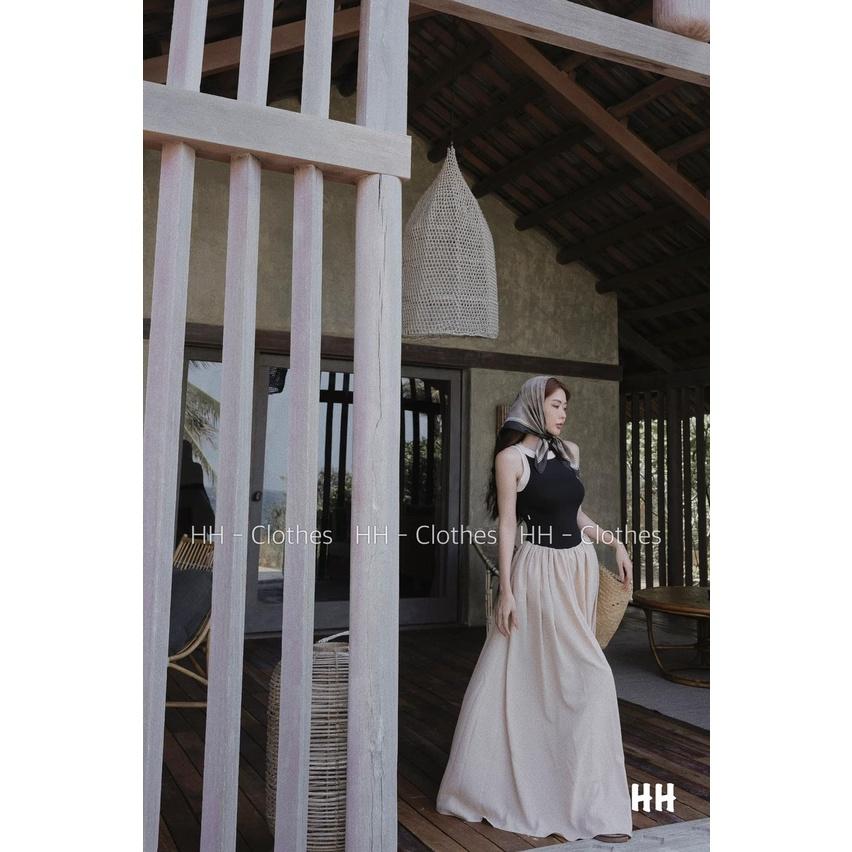 VÁY ĐI CHƠI, VÁY MAXI YẾM PHA CỰC HOT