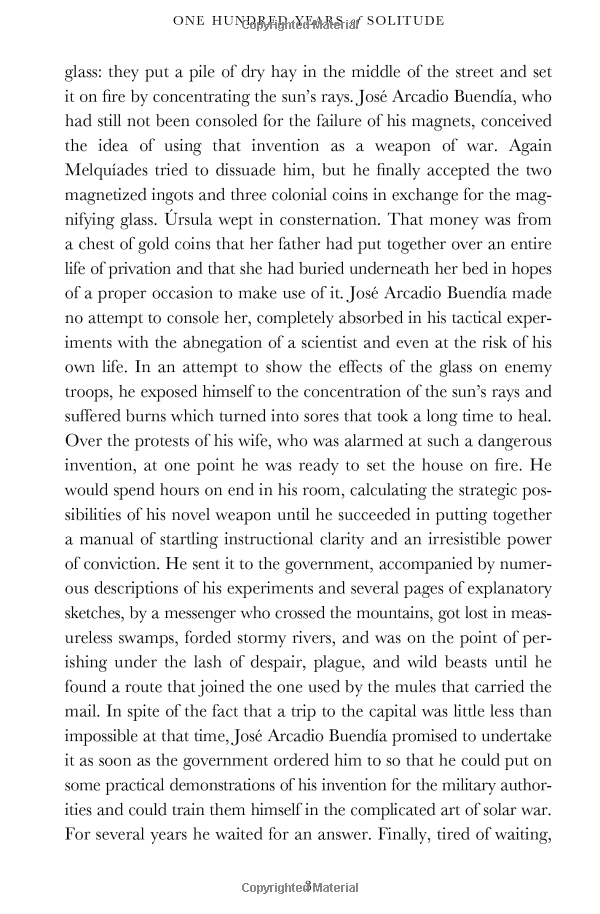 One Hundred Years of Solitude (P.S.)