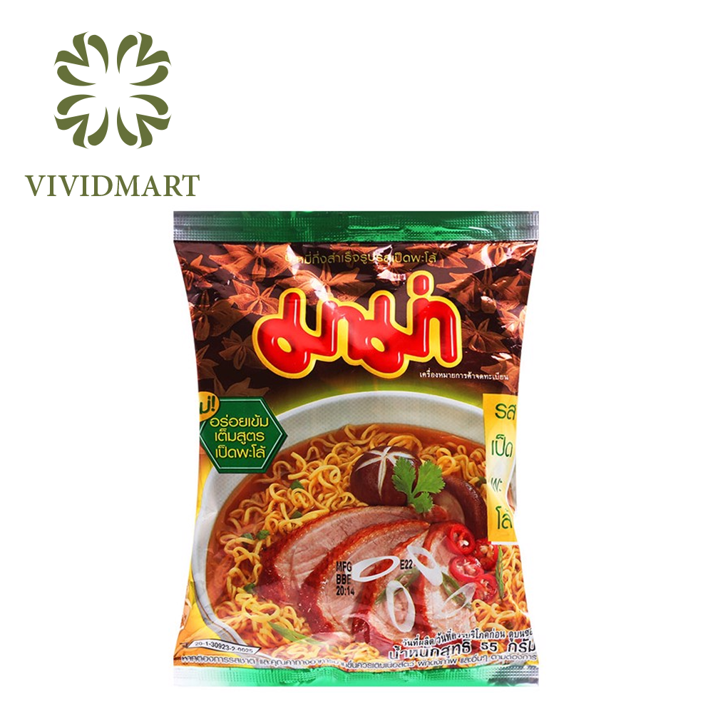 Mì ăn liền Thái Lan MaMa vị vịt tiềm – Thùng 30 gói – Ma Ma