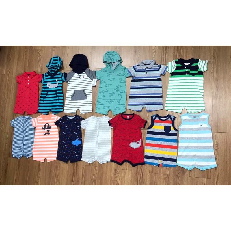 ( Ib chọn mẫu) Body đùi cotton xuất dư bé trai, bé gái size 0-24m