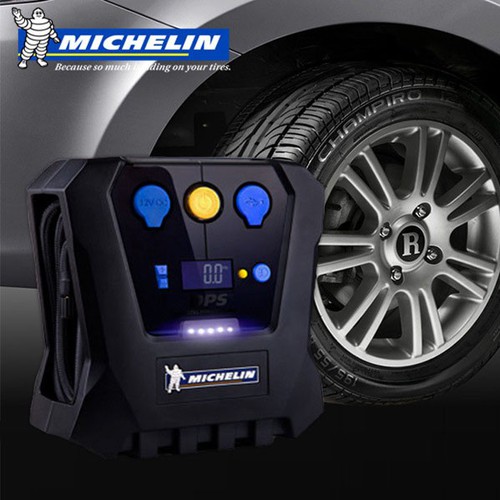 Máy Bơm Ô tô, Xe hơi Đa Năng tự ngắt Michelin 12266 tặng sáp thơm Michelin (mùi ngẫu nhiên)