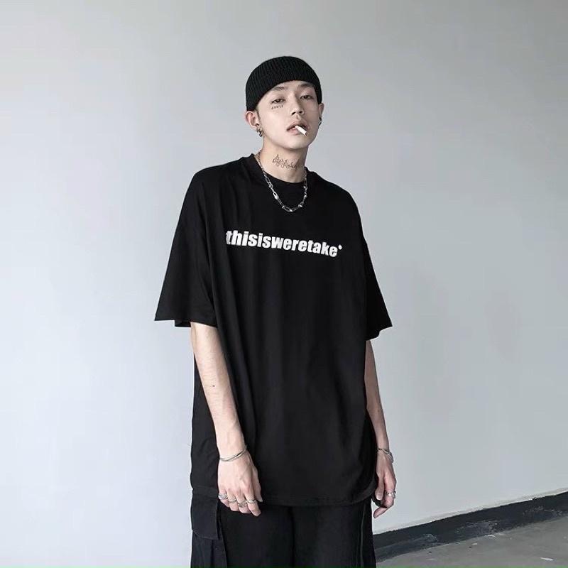 Áo thun nam nữ in hình cao cấp THISISWERETAKE