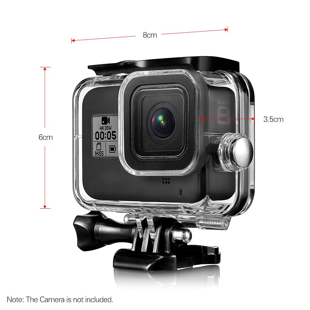 Vỏ chống thấm nước dưới nước 40m Tương thích với Camera hành động GoPro Hero 8