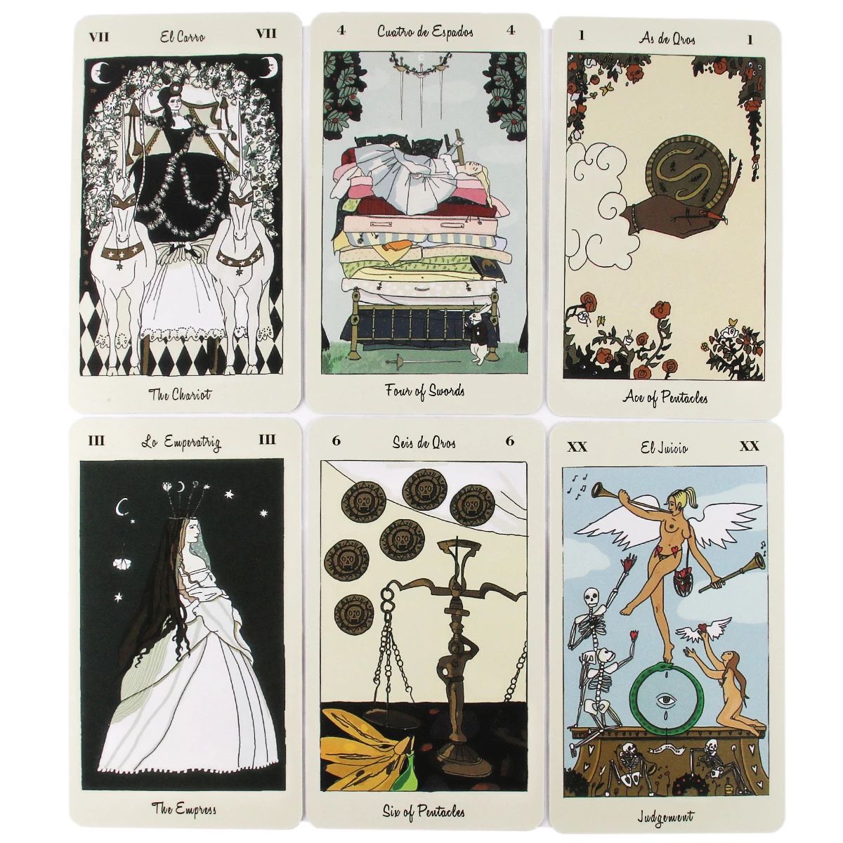 Bộ Bài Tarot De Carlotydes ( Size Thường)