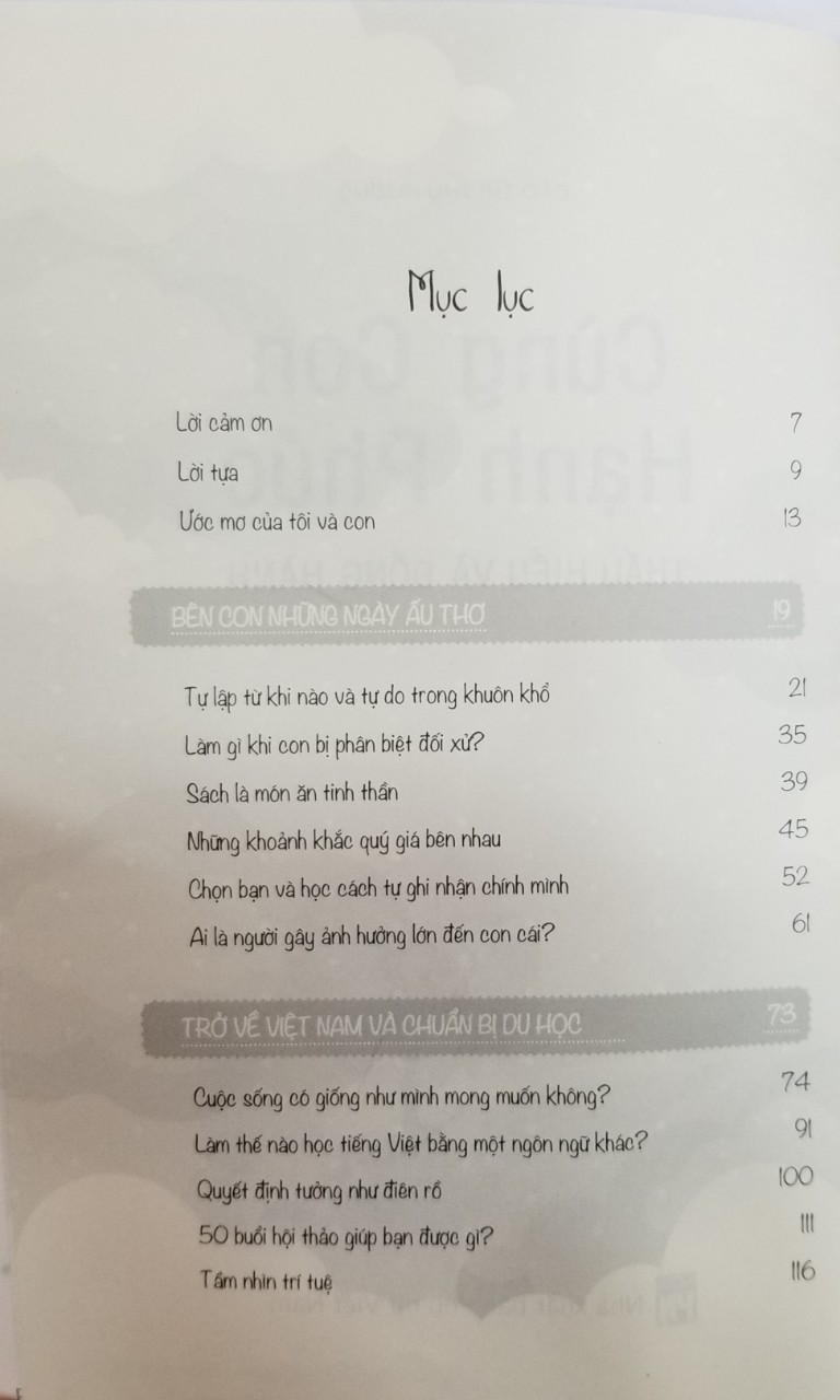 CÙNG CON HẠNH PHÚC THẤU HIỂU VÀ ĐỒNG HÀNH