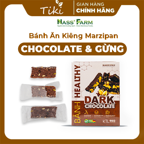 Bánh luyện tập Marzipan vị Chocolate và Gừng dành cho người cần bổ sugn năng lượng tinh thần sảng khoái khi luyện tập