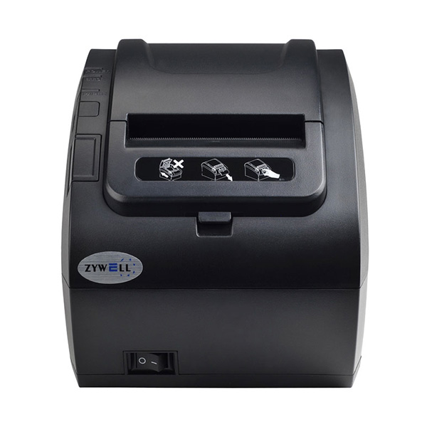 Máy in hóa đơn Zywell ZY-305 Khổ giấy 80mm, máy in bill K80 cắt giấy tự động (cổng USB LAN in từ máy tính và điện thoại) - Hàng Chính Hãng