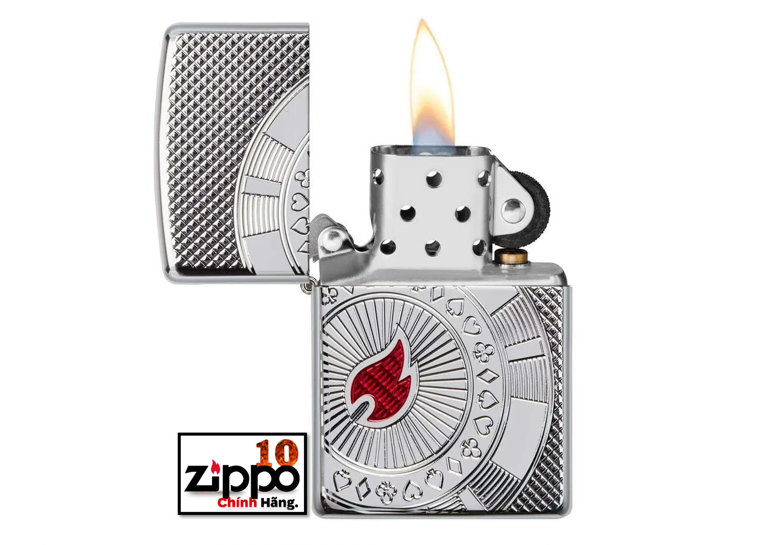 ZIPPO 49058 Armor Poker Chip Design - Chính hãng 100%