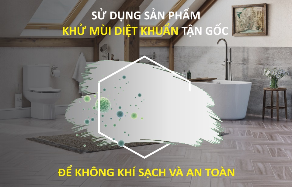 EcoClean FRESH - Vi Sinh Khử Mùi Hôi Cống, Lỗ Sàn, Đường Ống USA - Xử lý gốc rễ mùi hôi, an toàn tuyệt đối - Chai 1L