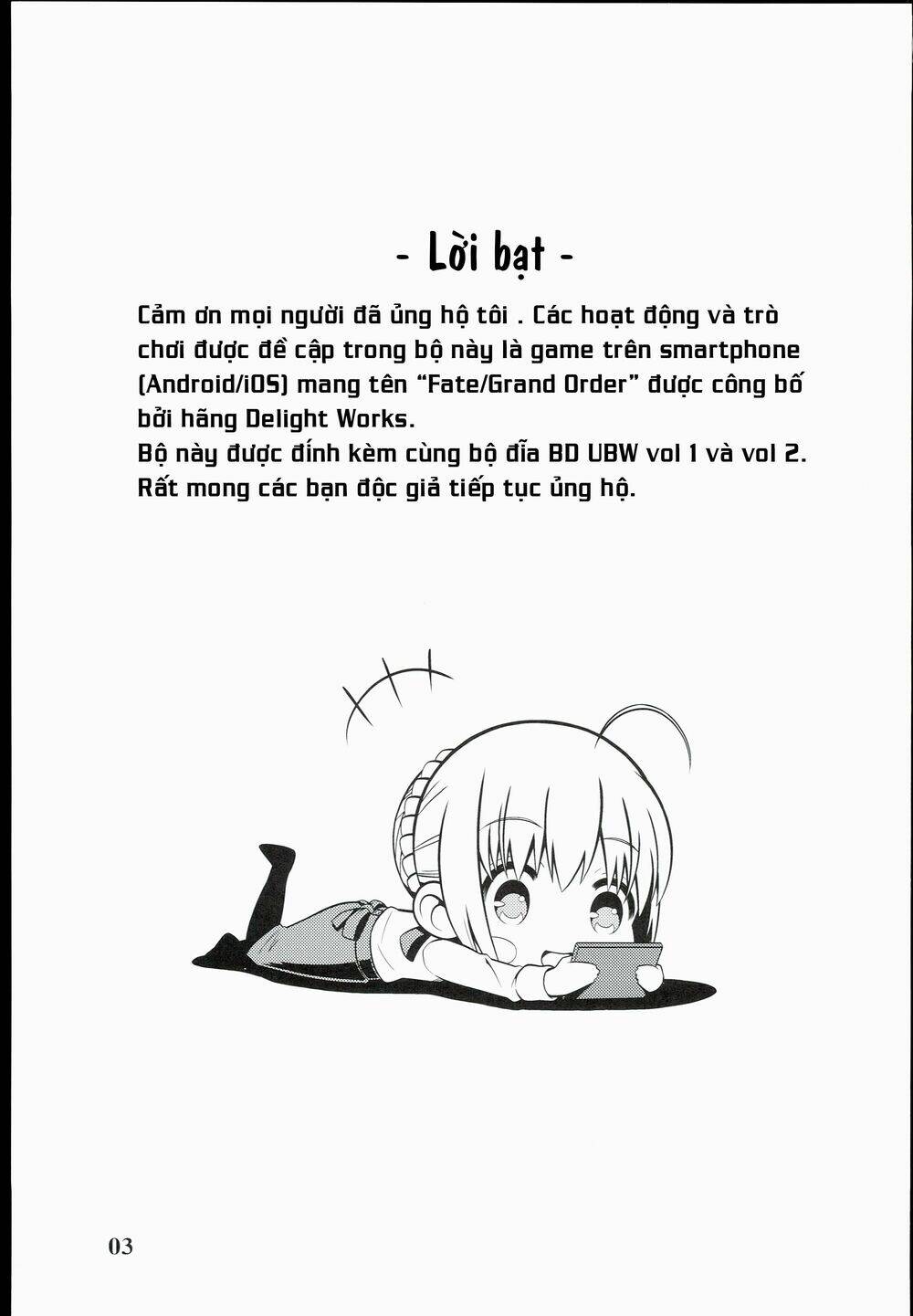 saber-san chơi fgo! chapter 1 5