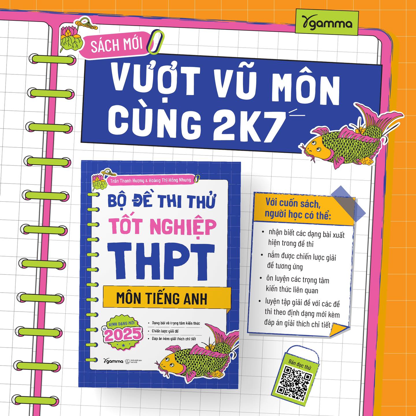 Bộ Đề Thi Thử Tốt Nghiệp THPT Môn Tiếng Anh - Định Dạng Mới Từ 2025 (Trần Thanh Hương, Hoàng Thị Hồng Nhung)