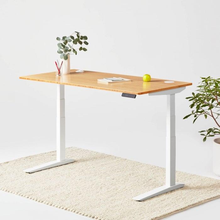 Bàn làm việc thông minh Smartdesk OFFICE Bamboo - 70x 150 cm - Nâng hạ độ cao tự động