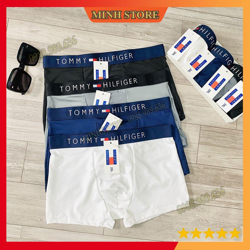 Quần lót nam boxer thun lạnh cao cấp, quần sịp đùi nam boxer co dãn 4 chiều SD05 (Che tên) - MS88