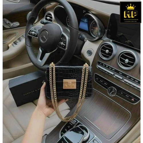 Túi Đeo Chéo Size 18cm Bản Đẹp Chất Da PU Xuất Xịn