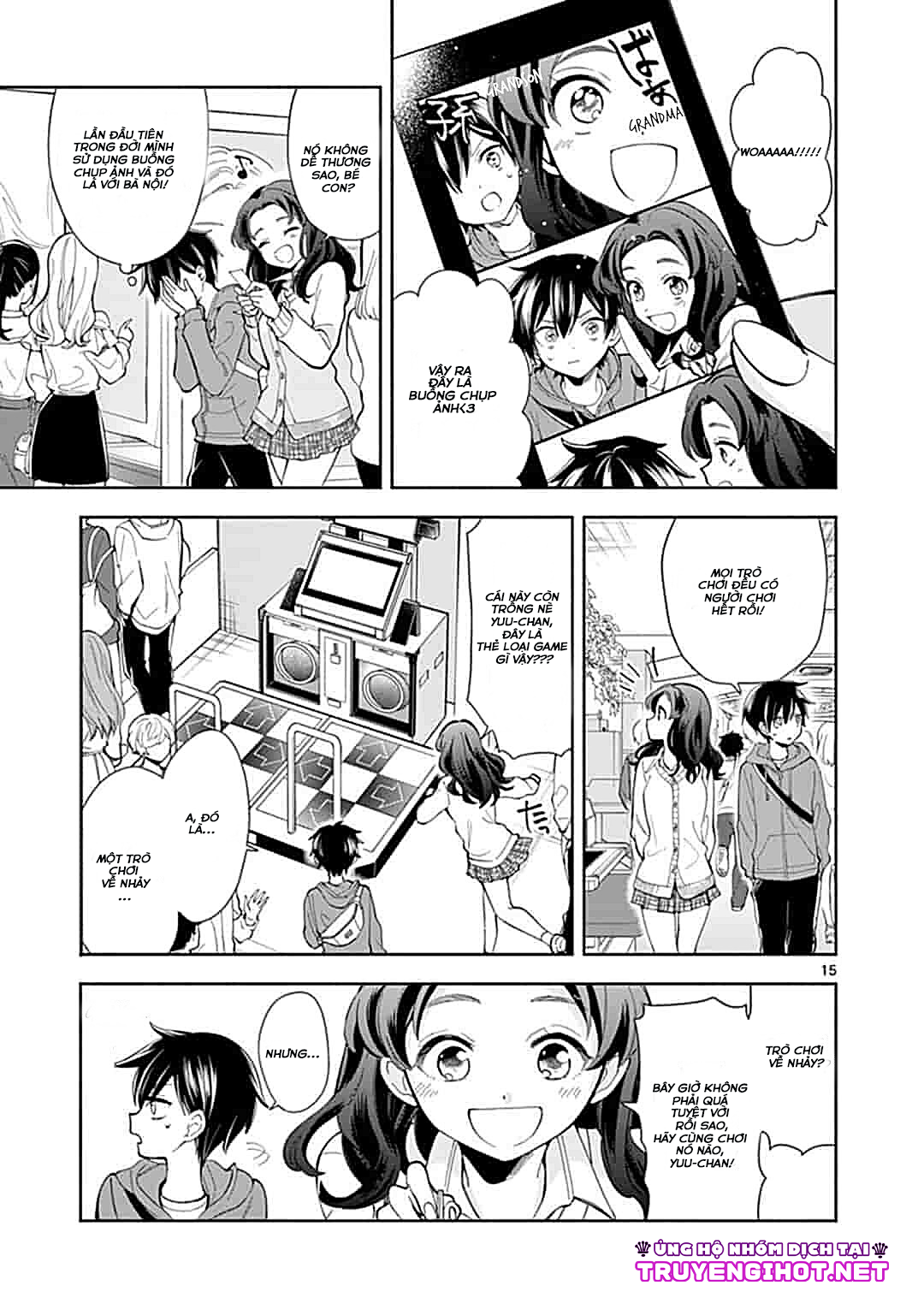bà nội tôi trở thành nữ sinh trung học.... chapter 1 15