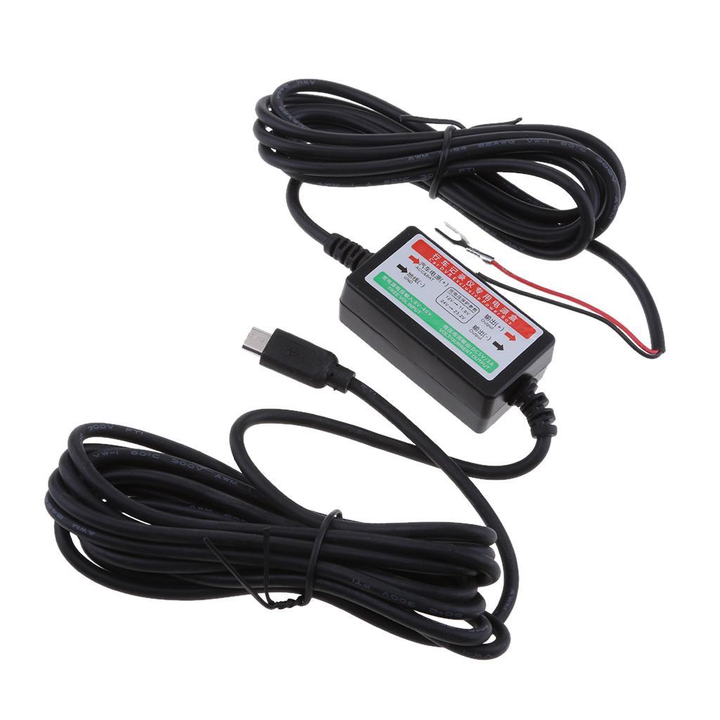 Car DVR Exclusive Power Box Adapter DC Power Cable 3.5m 12V to 5V 3A