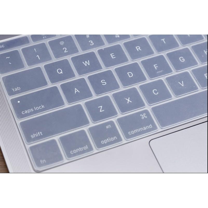 Miếng Lót Phủ Bàn Phím Màu Trong Suốt Cho Macbook