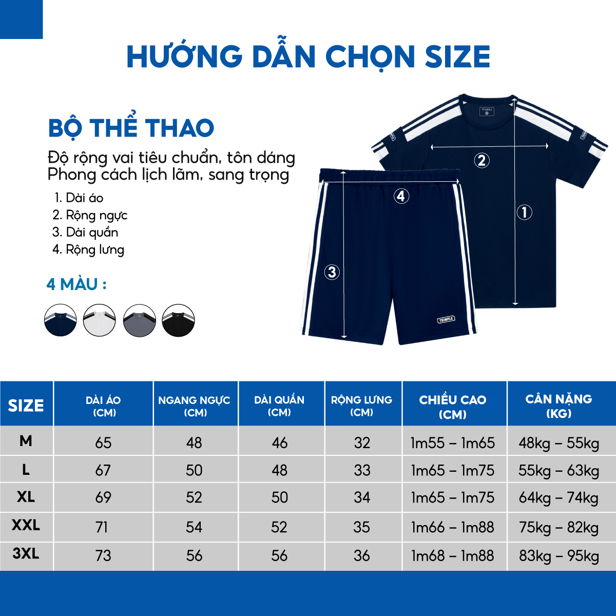 Bộ thể thao nam TSIMPLE bộ quần áo cộc tay phối sọc vải cotton cá sấu cao cấp B01002