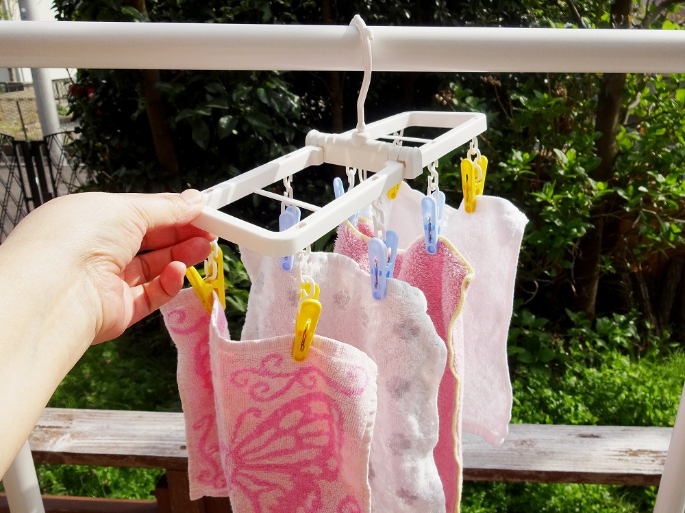 Set kẹp phơi quần áo Kokubo Color Cruise - Hàng nội địa Nhật Bản
