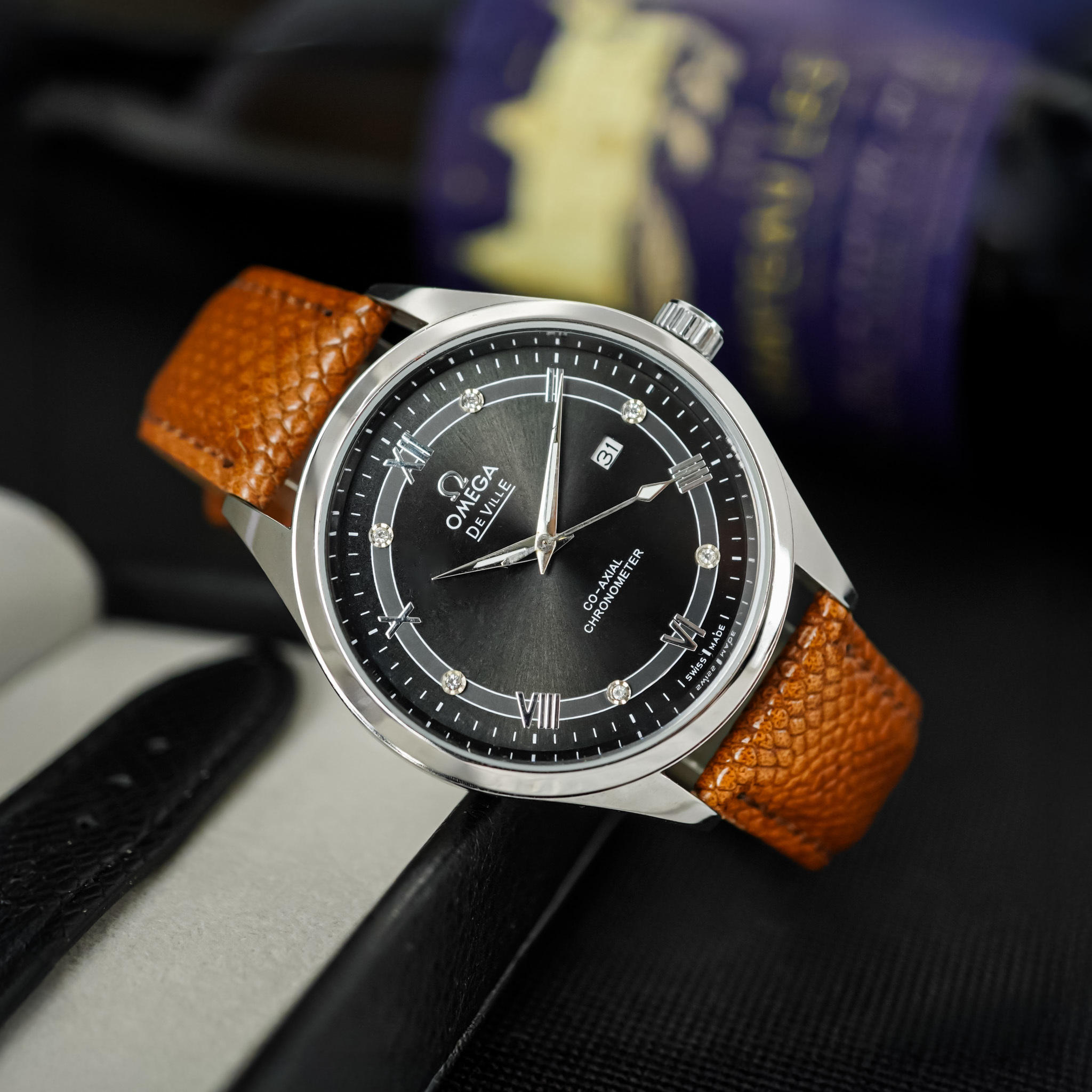 Đồng hồ đeo tay Omega B713 Máy Pin Hàng chính hãng