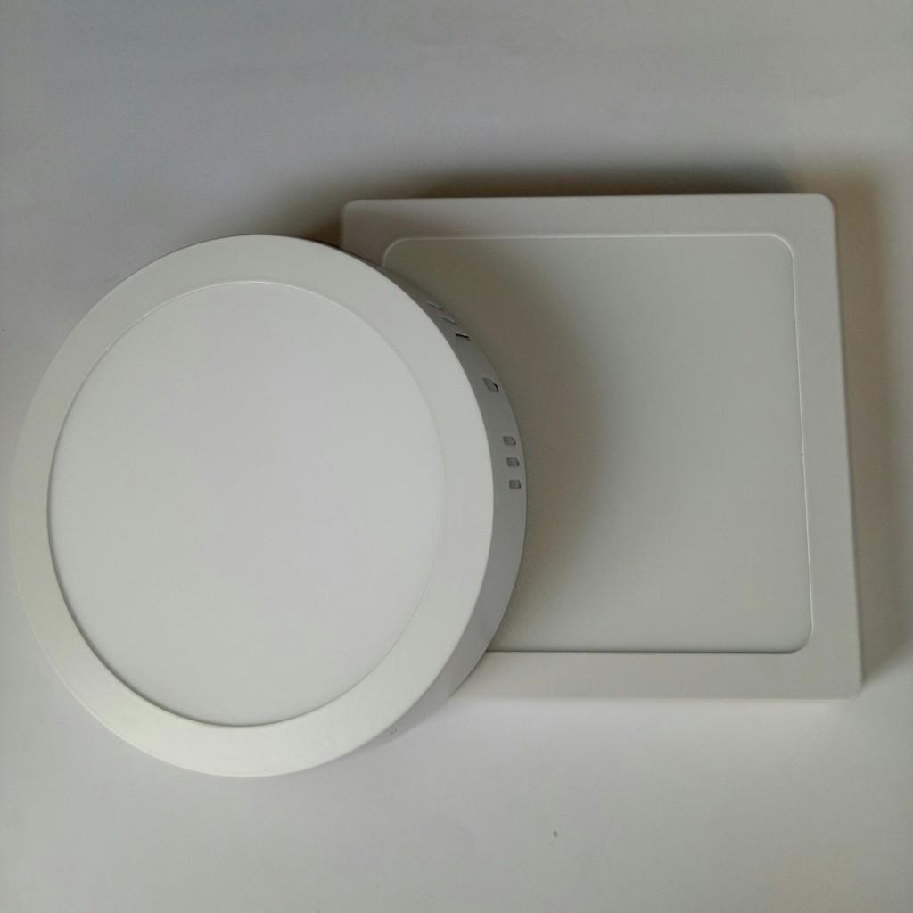 Đèn Ốp Trần 12W Vuông/ Tròn, Đèn Led Ốp Trần Phòng Khách