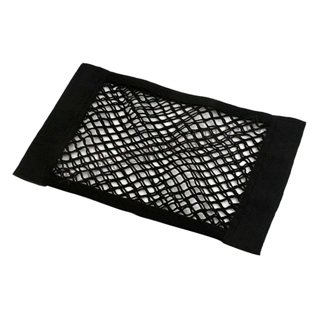 3x Car Seat Organizer Storage Bag Elastic Mesh Net Pocket, for Auto Vehicle Van