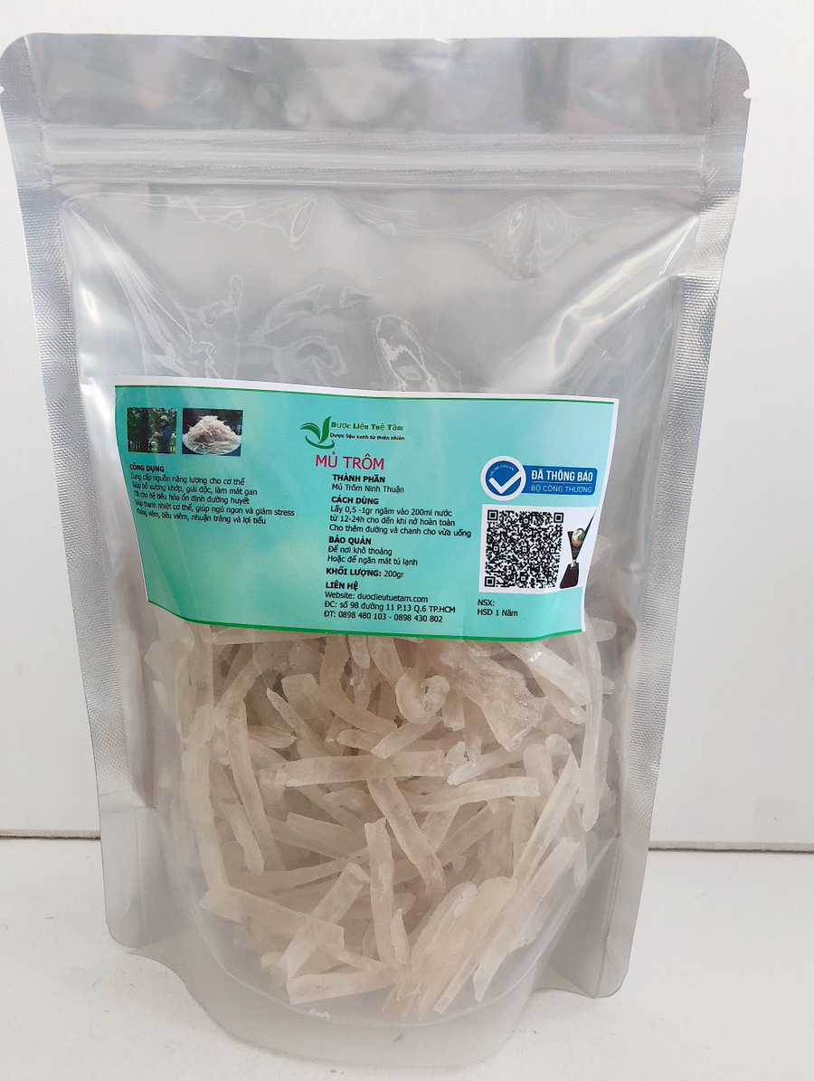 Mủ trôm nguyên chất - Gói 200gr