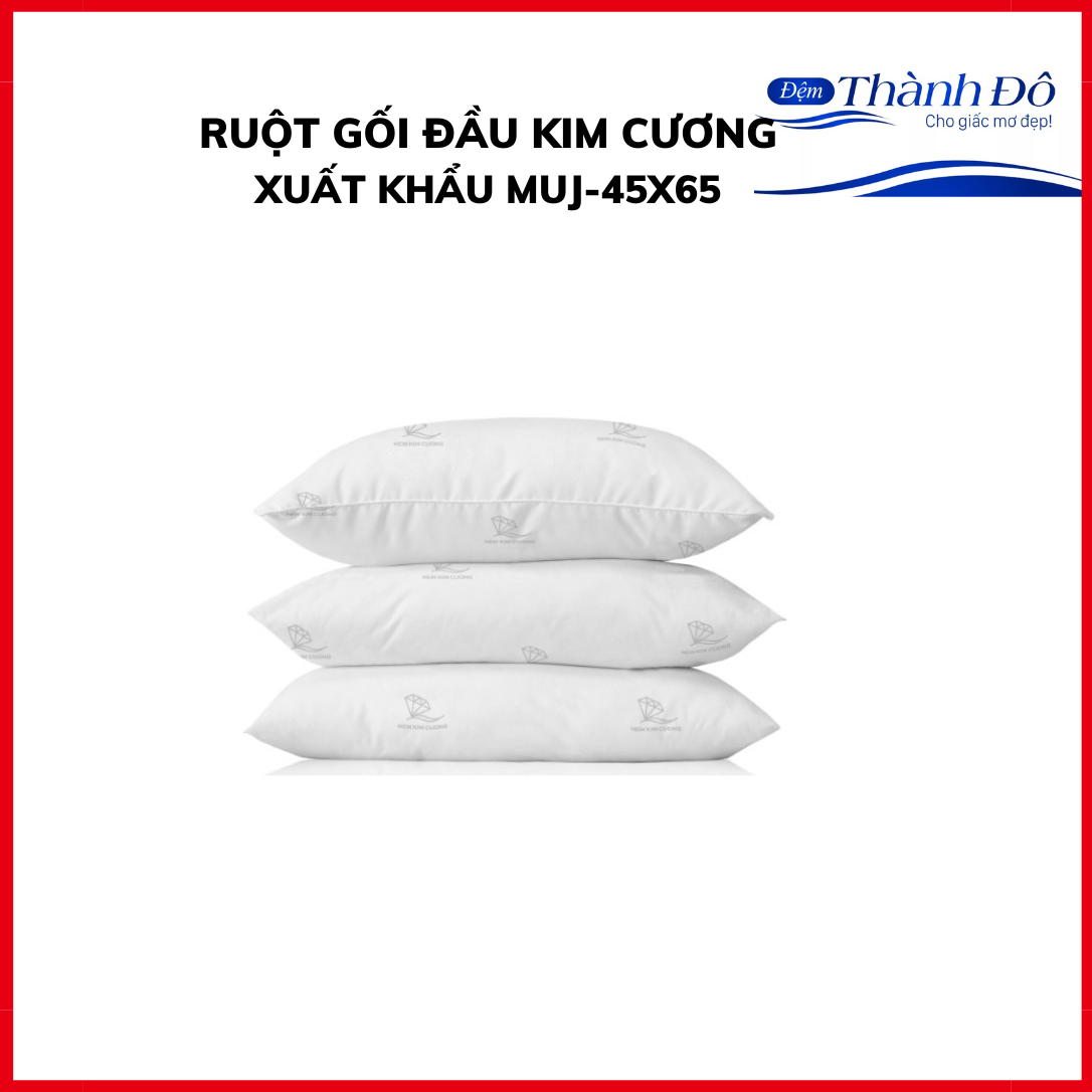 Ruột gối xuất khẩu cao cấp kim cương 45x65