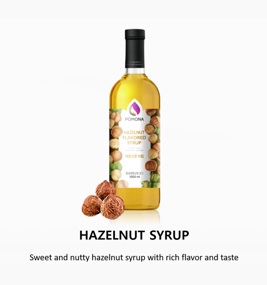 Sirô hương hạt phỉ Pomona - Pomona Hazelnut Syrup