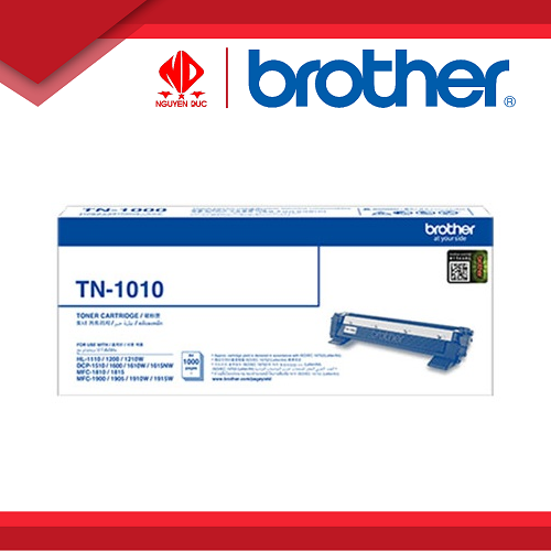 Mực In Laser Brother TN-1010 Sử Dụng Cho Các Dòng Máy Brother HL-1111, HL-1201, HL-1211W, DCP-1511, DCP-1601, DCP-1616NW, MFC-1811, MFC-1901, MFC-1916NW - Hàng Chính Hãng