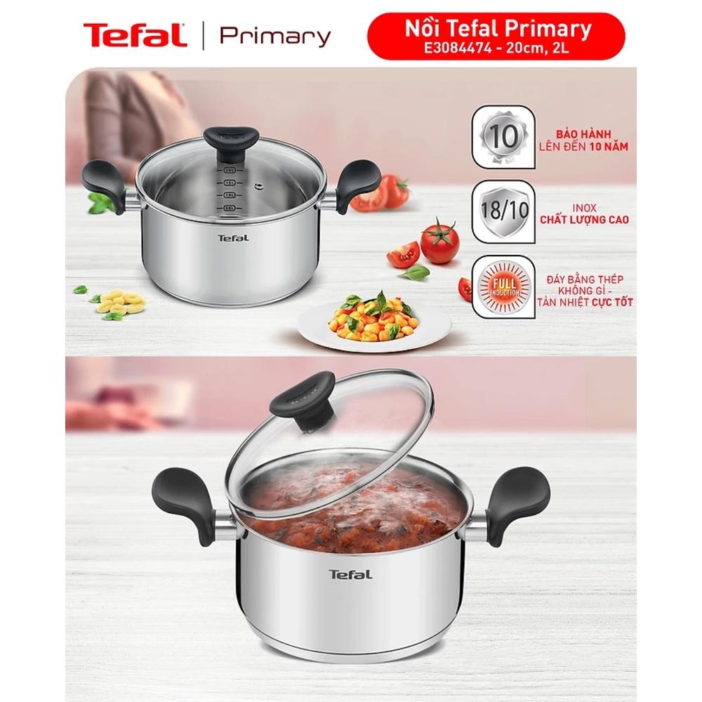 Nồi Tefal Primary E3084435 20cm  3L - Hàng Chính Hãng