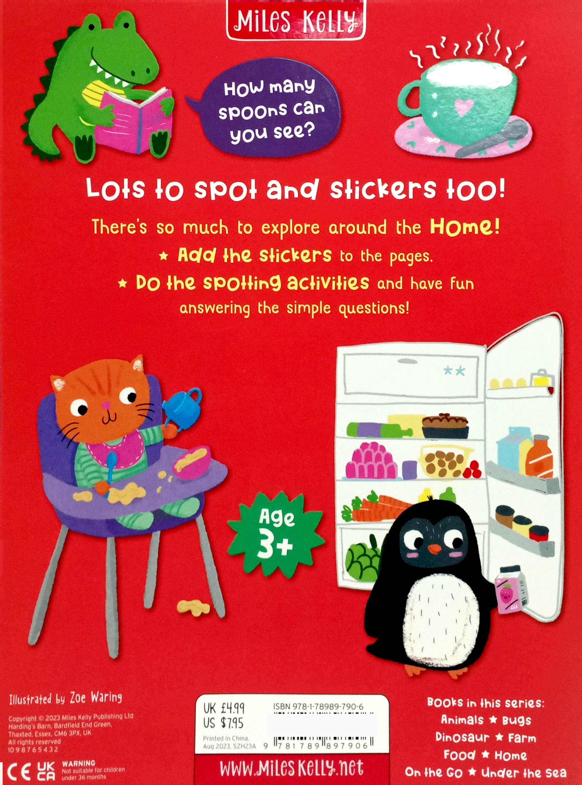 Sách ngoại văn: Sticker Book - Home
