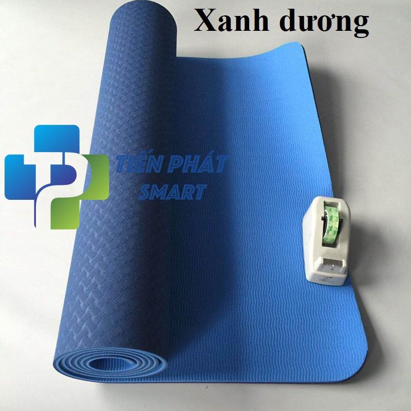 Combo Thảm yoga 6mm TPE 2 lớp + chai xịt vệ sinh ( kèm túi lưới)